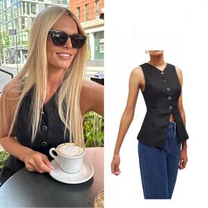 Reformation Aspen Linen Top